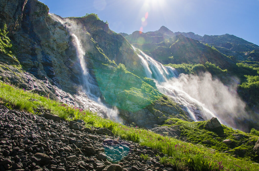 Софийские водопады в мае фото